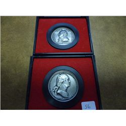 2 US MINT AMERICAS 1ST MEDALS
