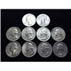 Image 1 : 10 ASSORTED SILVER QUARTERS