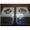 Image 2 : 2010-P/D SMS PIERCE DOLLARS NGC MS67 2 SLABS