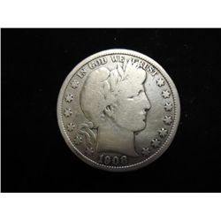 1908-D BARBER HALF DOLLAR (VERY GOOD)