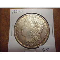 1921-S MORGAN SILVER DOLLAR