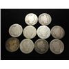 Image 1 : 10 ASSORTED BARBER DIMES