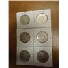 Image 2 : 6 ASSORTED FRANKLIN HALF DOLLARS