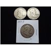 Image 1 : 1948-D, 53-D & 59 FRANKLIN HALF DOLLARS