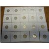 Image 2 : 20 ASSORTED SILVER ROOSEVELT DIMES