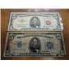 Image 1 : 1934 $5 SILVER CERTIFICATE & 1963 US NOTE