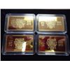 Image 2 : SET OF 4-2005 MALAWI 5 KWACHA BATTLESHIP INGOTS PF