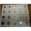 Image 1 : 20 ASSORTED WASHINGTON SILVER QUARTERS
