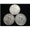 Image 1 : 1939-P/D/S WALKING LIBERTY HALF DOLLARS
