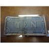 Image 2 : $10 CONFEDERATE STATES OF AMERICA CURRENCY