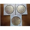 Image 1 : 1921-P/D/S MORGAN SILVER DOLLARS