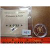 Image 1 : TREASURES IN GOLD 14KT KENNEDY HALF DOLLAR TOKEN