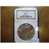 Image 1 : 1991 AMERICAN SILVER EAGLE NGC MS69