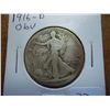 Image 1 : 1916-D OBV. WALKING LIBERTY HALF DOLLAR (SEMI-KEY)