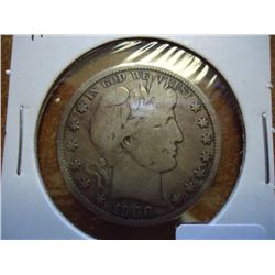 1900-S BARBER HALF DOLLAR (VERY GOOD)