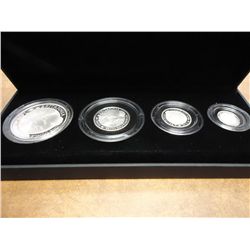 2010 BRITANNIA 4 COIN SILVER PROOF SET