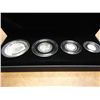 Image 1 : 2010 BRITANNIA 4 COIN SILVER PROOF SET