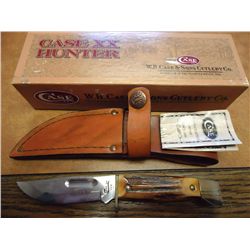 CASE XX HUNTER KNIFE AND SHEATH 7" FIXED BLADE