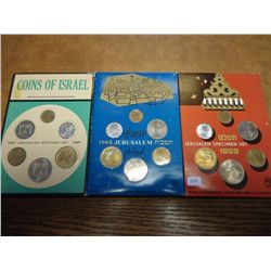 1967,68 & 69 ISRAEL JERUSALEM SPECIMEN SETS