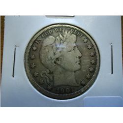 1901 BARBER HALF DOLLAR (FINE)