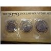 Image 2 : 1979 P/D/S SBA DOLLAR SOUVENIR SET