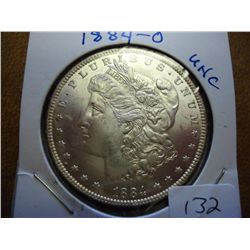 1884-O MORGAN SILVER DOLLAR (UNC)