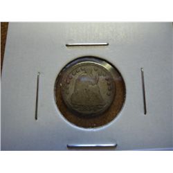 1854-O SEATED LIBERTY HALF DIME