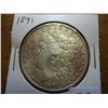 Image 1 : 1891 MORGAN SILVER DOLLAR