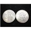 Image 2 : 1964 & 64-D KENNEDY HALF DOLLARS 90% SILVER