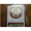 Image 2 : 1992 AMERICAN SILVER EAGLE NGC MS69