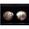 Image 1 : 2001 AMERICAN BUFFALO PF & UNC SILVER DOLLARS