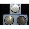 Image 1 : 1885,90 & 90-S MORGAN SILVER DOLLARS