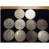 Image 1 : 10 MEXICO PESOS SILVER EACH IS .0514 OZ. ASW