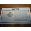 Image 2 : 1927-S PEACE SILVER DOLLAR AND STAMP SET