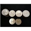 Image 1 : ROLL OF 40 1964-D WASHINGTON SILVER QUARTERS