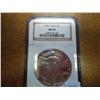 Image 1 : 1989 AMERICAN SILVER EAGLE NGC MS69