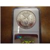 Image 2 : 1989 AMERICAN SILVER EAGLE NGC MS69