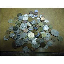 FUN ASSORTMENT OF 2 POUNDS FOREIGN COINS