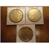 Image 1 : 1925,26-D & 34-D PEACE SILVER DOLLARS