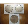 Image 2 : 1925,26-D & 34-D PEACE SILVER DOLLARS