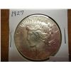 Image 1 : 1927 PEACE SILVER DOLLAR