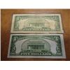 Image 2 : 1934-A $5 SILVER CERTIFICATE & 1963 $5 US NOTE