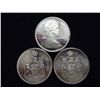 Image 1 : 3-1965 CANADA SILVER 50 CENTS (UNC)