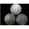 Image 1 : 1908,08-D & 08-O BARBER HALF DOLLARS