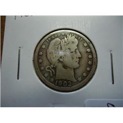 1902 BARBER QUARTER (VERY GOOD)