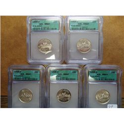 5-1999-D NEW JERSEY QUARTERS ICG MS67