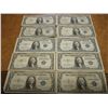 Image 1 : 10 ASSORTED 1935 $1 SILVER CERTIFICATES
