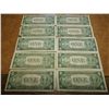 Image 2 : 10 ASSORTED 1935 $1 SILVER CERTIFICATES