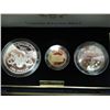 Image 2 : 2001 CAPITOL VISITOR CENTER 3 COINS PF SET W/GOLD