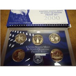 2000 US 50 STATE QUARTERS PROOF SET